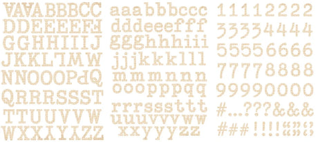 Fyndhörna - Alphabet Stickers - 2 - Tidformera - Tidformera