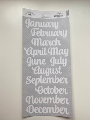 Fyndhörna - Daily Doodles Cardstock stickers - 1 - Tidformera - Tidformera
