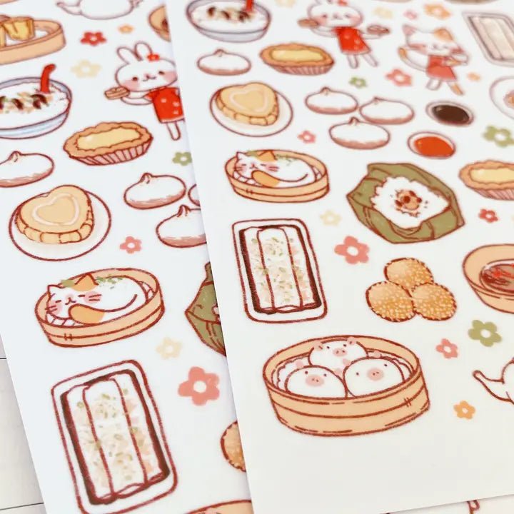 Fyndhörna Washi Stickers no. 032 Yum cha - 5 - Tidformera - Tidformera