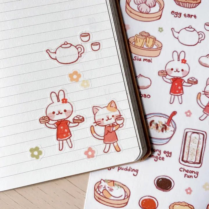 Fyndhörna Washi Stickers no. 032 Yum cha - 4 - Tidformera - Tidformera
