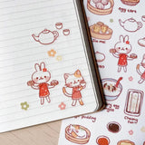 Fyndhörna Washi Stickers no. 032 Yum cha - 4 - Tidformera - Tidformera