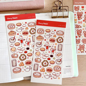 Fyndhörna Washi Stickers no. 032 Yum cha - 1 - Tidformera - Tidformera