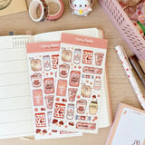 Fyndhörna Washi Stickers no. 041 Snacks - 1 - Tidformera - Tidformera
