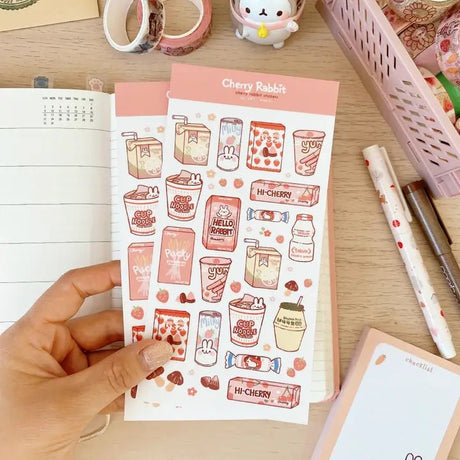 Fyndhörna Washi Stickers no. 041 Snacks - 3 - Tidformera - Tidformera