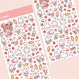 Fyndhörna Washi Stickers no. 043 Rabbit friends - 1 - Tidformera - Tidformera