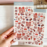 Fyndhörna Washi Stickers no. 047 School days - 3 - Tidformera - Tidformera