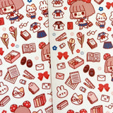 Fyndhörna Washi Stickers no. 047 School days - 2 - Tidformera - Tidformera