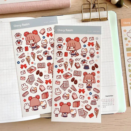 Fyndhörna Washi Stickers no. 047 School days - 1 - Tidformera - Tidformera