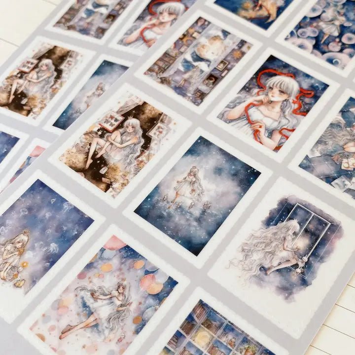 Fyndhörna Washi Stickers no. 051 Starry night - 3 - Tidformera - Tidformera