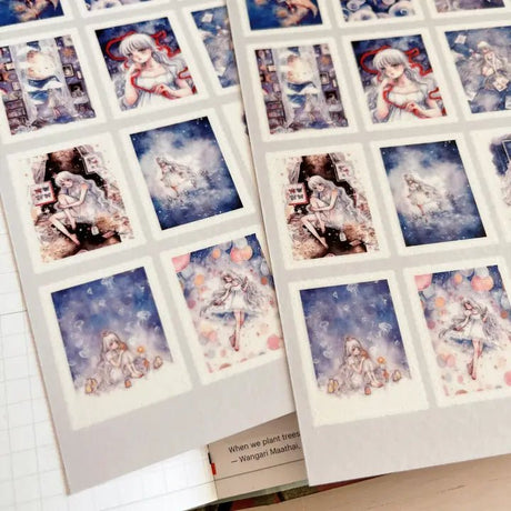 Fyndhörna Washi Stickers no. 051 Starry night - 4 - Tidformera - Tidformera