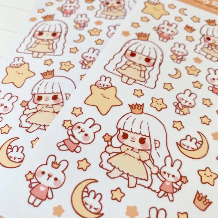 Fyndhörna Washi Stickers no. 057 Star girl - 4 - Tidformera - Tidformera