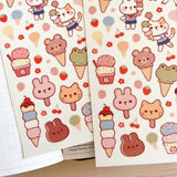 Fyndhörna Washi Stickers no. 066 ice - cream parlour - 4 - Tidformera - Tidformera