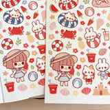 Fyndhörna Washi Stickers no. 078 Beach party - 2 - Tidformera - Tidformera
