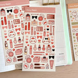 Fyndhörna Washi Stickers no. 079 make - up by miss rabbit - 2 - Tidformera - Tidformera