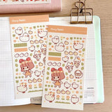 Fyndhörna Washi Stickers no. 084 Duck friends - 1 - Tidformera - Tidformera