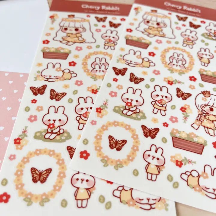 Fyndhörna Washi Stickers no. 091 Flowers & butterflies - 4 - Tidformera - Tidformera