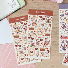 Fyndhörna Washi Stickers no. 091 Flowers & butterflies - 1 - Tidformera - Tidformera