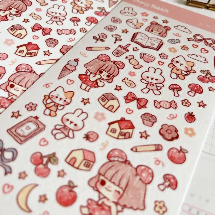 Fyndhörna Washi Stickers no. 125 Sketch doodles - 2 - Tidformera - Tidformera