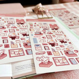 Fyndhörna Washi Stickers No. 126 Office days - 2 - Tidformera - Tidformera