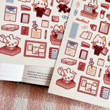 Fyndhörna Washi Stickers No. 126 Office days - 3 - Tidformera - Tidformera