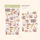 Fyndhörna Washi Stickers no. 127 Hong kong trip - 3 - Tidformera - Tidformera