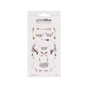 Fyndhörna Washi Stickers Printlife Antlers & Horns - 1 - Tidformera - Tidformera