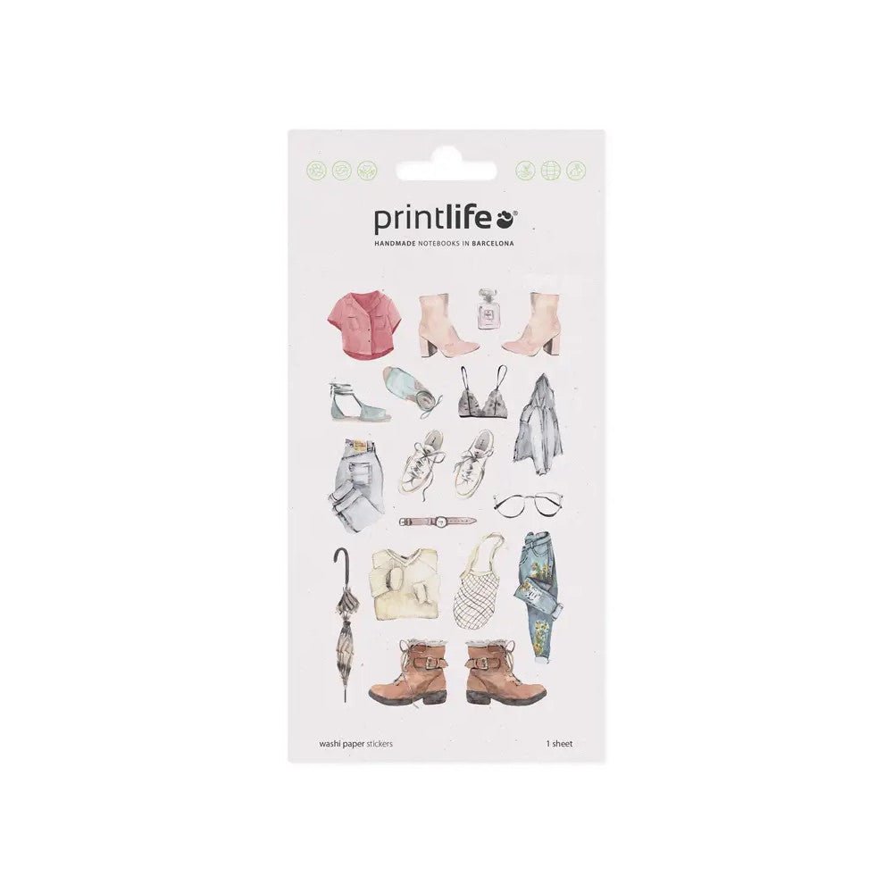 Fyndhörna Washi Stickers Printlife Fashion Outfits 03 - 1 - Tidformera - Tidformera