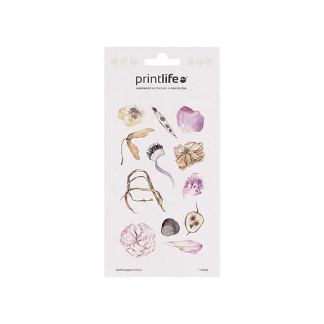 Fyndhörna Washi Stickers Printlife Floral 08 - 1 - Tidformera - Tidformera