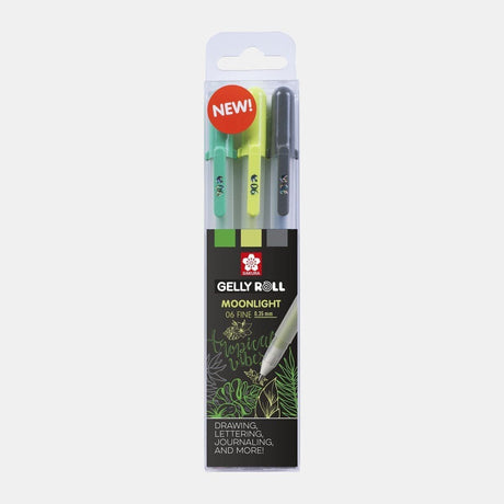 Gelly roll Gelpenna 3 - pack - Botanical - 2 - Sakura - Tidformera