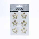 Gem Guld 6 - pack - Stars - 1 - Creotime - Tidformera