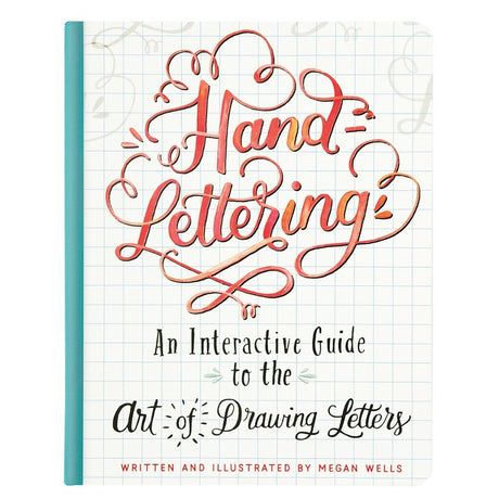 Bild på framsidan av boken Hand Lettering - An Interactive Guide to the art of Drawing Letters från Peter Pauper Press