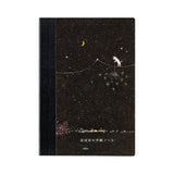Hiroko Kubota: Hobonichi Graph Notebook (A6) - Another night of falling star sparklers - 2027 - 1 - Hobonichi Techo - Tidformera
