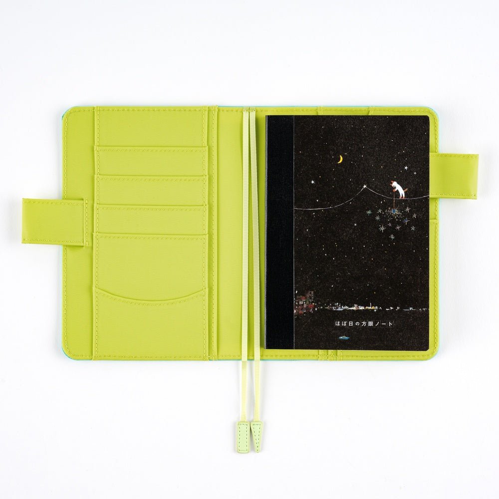 Hiroko Kubota: Hobonichi Graph Notebook (A6) - Another night of falling star sparklers - 2027 - 7 - Hobonichi Techo - Tidformera