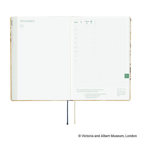 Hobonichi HON A5 The V&A Series: Vine - 2027 - 8 - Hobonichi Techo - Tidformera