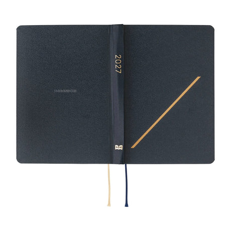 Hobonichi HON A6 Slash Navy - 2027 - 3 - Hobonichi Techo - Tidformera