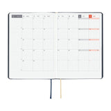 Hobonichi HON A6 Slash Navy - 2027 - 4 - Hobonichi Techo - Tidformera