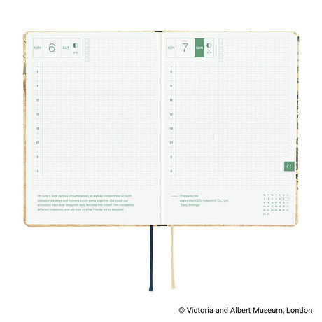 Hobonichi HON A6 The V&A Series: Vine - 2027 - 7 - Hobonichi Techo - Tidformera