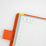 Hobonichi Pencil Board for A6 Size (Ice Gray x Yellow) - 2027 - 2 - Hobonichi Techo - Tidformera