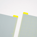Hobonichi Pencil Board for A6 Size (Ice Gray x Yellow) - 2027 - 4 - Hobonichi Techo - Tidformera