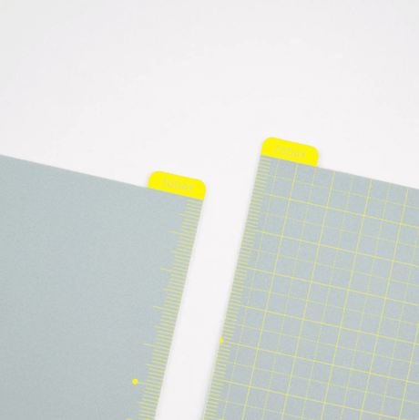 Hobonichi Pencil Board for Weeks (Ice Gray x Yellow) - 2027 - 2 - Hobonichi Techo - Tidformera