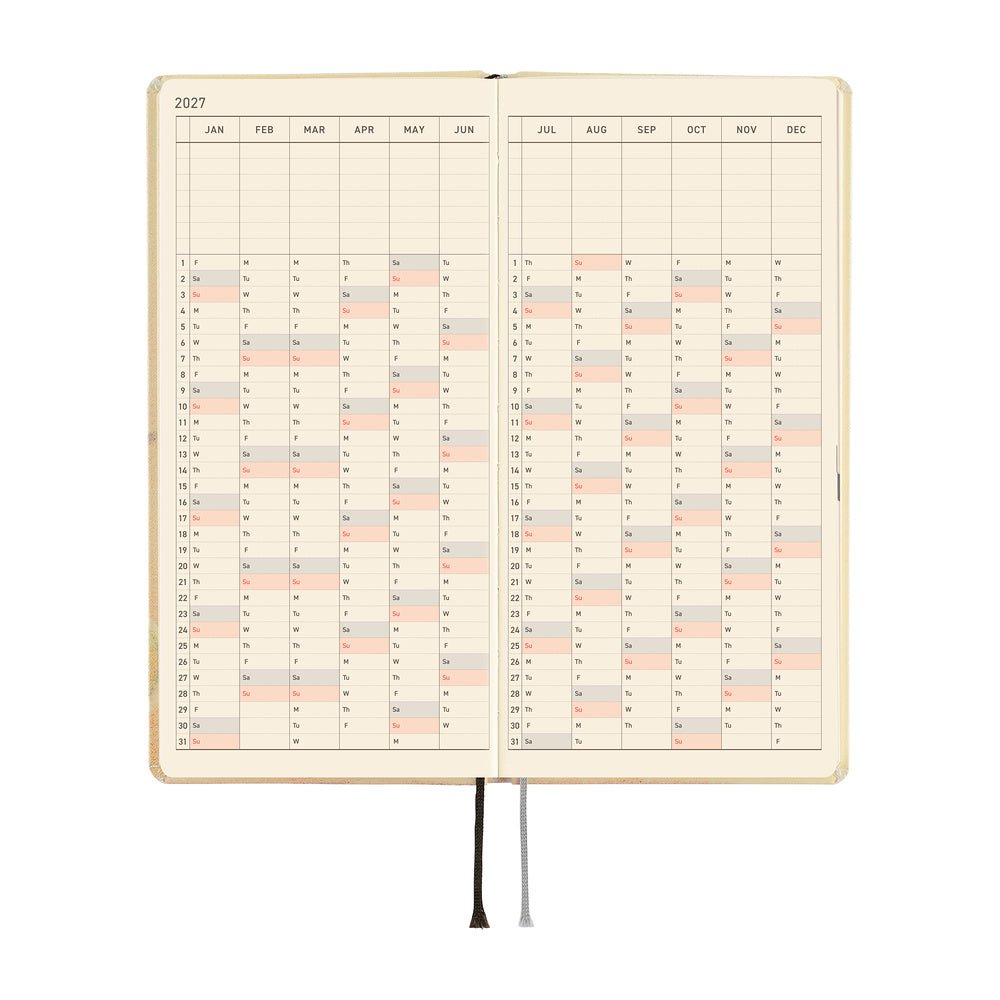 Hobonichi - Weeks Akiko Miyakoshi: Once, in Spring - 2027 - 5 - Hobonichi Techo - Tidformera