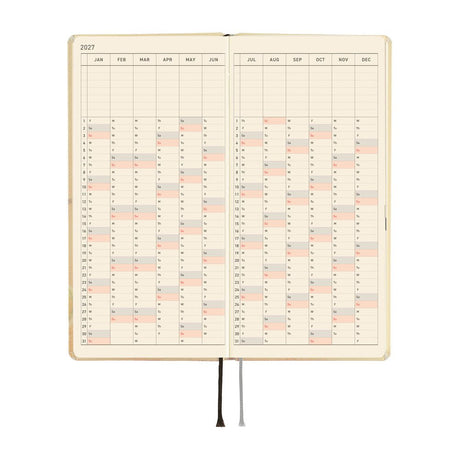 Hobonichi - Weeks Akiko Miyakoshi: Once, in Spring - 2027 - 5 - Hobonichi Techo - Tidformera
