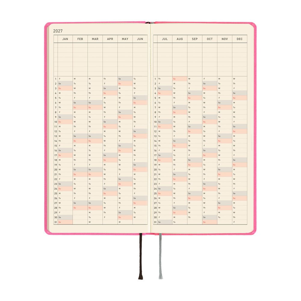 Hobonichi - Weeks Colors: Pink Sapphire - 2027 - 5 - Hobonichi Techo - Tidformera