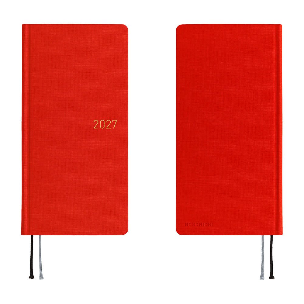 Hobonichi - Weeks Colors: Poppy Red - 2027 - 6 - Hobonichi Techo - Tidformera