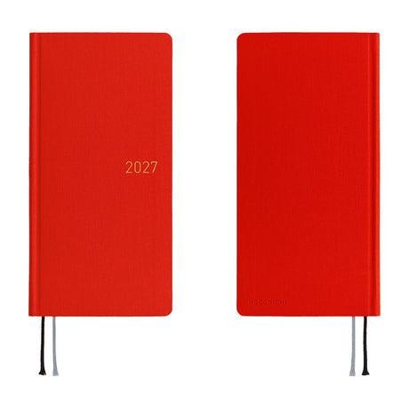 Hobonichi - Weeks Colors: Poppy Red - 2027 - 6 - Hobonichi Techo - Tidformera