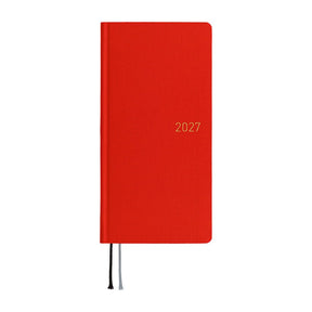 Hobonichi - Weeks Colors: Poppy Red - 2027 - 1 - Hobonichi Techo - Tidformera