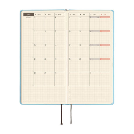 Hobonichi - Weeks Colors: Sea Glass - 2027 - 3 - Hobonichi Techo - Tidformera