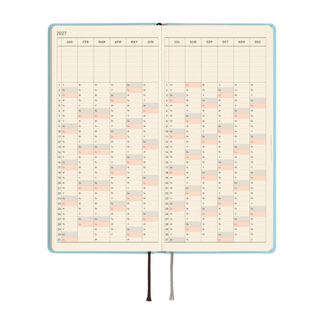 Hobonichi - Weeks Colors: Sea Glass - 2027 - 5 - Hobonichi Techo - Tidformera