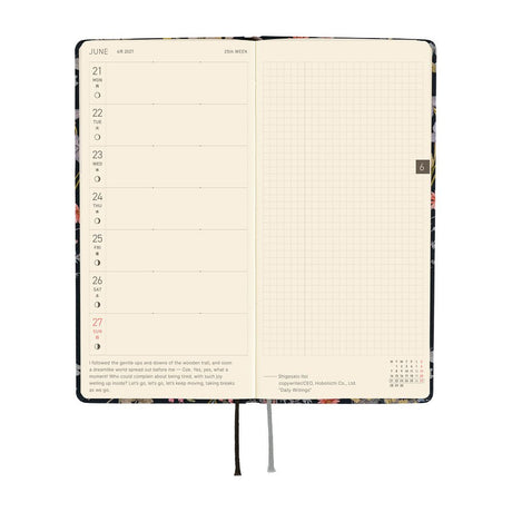 Hobonichi - Weeks Liberty Fabrics: Floral Remedy - 2027 - 4 - Hobonichi Techo - Tidformera