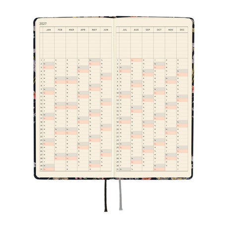 Hobonichi - Weeks Liberty Fabrics: Floral Remedy - 2027 - 5 - Hobonichi Techo - Tidformera